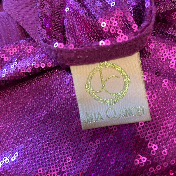 Julia Clancey Olivia Palazzo Sequin Jumpsuit with Turban - Picture 6 of 10